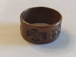 lot 107 image: Copper Thunderbird Ring