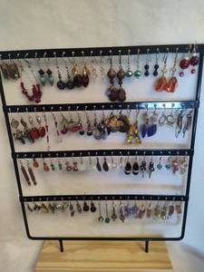 lot 120 image: Huge Lot of Wire Pierced Earrings