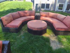 lot 146 image: Outdoor All-Weather RattanWicker Patio Furniture (Lot #2)  Note Location to Pick Up