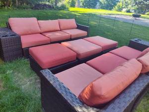 lot 147 image: Outdoor All-Weather RattanWicker Patio Furniture (Lot #3)  Note Location for Pick Up