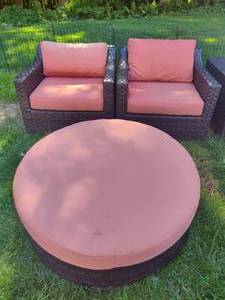 lot 145 image: Outdoor All-Weather RattanWicker Patio Furniture (Lot #1)  Note Location to Pick Up