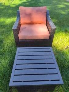 lot 148 image: Outdoor All-Weather RattanWicker Patio Furniture (Lot #4)  Note Location for Pick Up