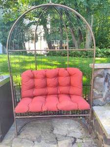 lot 151 image: Birdcage Style Cushioned Chair Note Pick Up Location