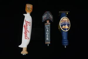 lot 16 image: Beer Tap Handles (3ct)