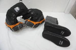 lot 38 image: Sorel Boots With Ice Cleats (Womens Size 8)