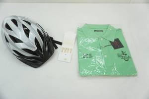 lot 51 image: Trek Interval 2 SM Bike Helmet, Mens XL Shirt-NEW, Golf Tees