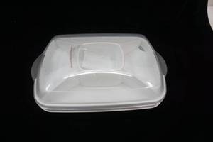 lot 65 image: Pampered Chef Chillzanne Rectangle Server 13x10