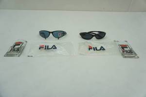 lot 73 image: 2 Pair of Filas Sunglasses (NEW)