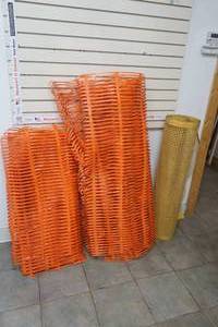 lot 84 image: Snow Fencing and other plastic coated mesh