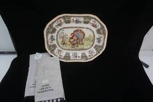 lot 107 image: Spode Woodland Turkey Platter