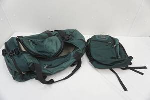 lot 109 image: Irei Duffle Bag & Small Backpack Set. GOOD CONDITION
