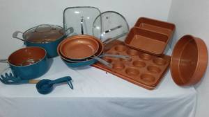 lot 11 image: Gotham Steel Cookware and Bakeware Set.