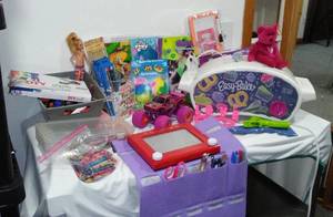 lot 28 image: Easy Bake, Etch sketch, Crafts and More.