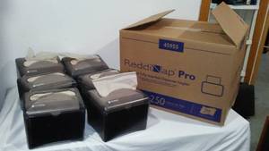 lot 29 image: San Jamar Napkin Dispenser (6) and Redinap Pro Refill Napkins.