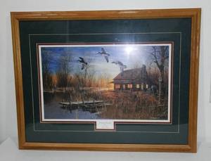lot 35 image: Jim Hansel Passing Through Framed Print.