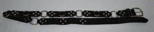 lot 53 image: Leather O Ring Belt, 52 in. Long.