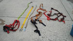 lot 58 image: Harnesses (3) And Tethers(2).