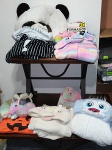 lot 89 image: Fun Costumes Panda Head, Nightmare before Christmas, Unicorn and More.
