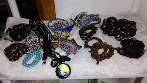 lot 103 image: Hand Crafted Bead Jewelry.
