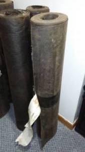 lot 132 image: New (1) Partials (2) No. 15 Asphalt Saturated Felt Barrier Paper, Tar Paper.