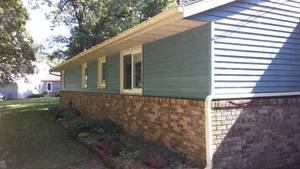 lot 149 image: Cabin Tear-down Metal Siding, Soffits and Gutter are 8 x 4 x 2in. thick