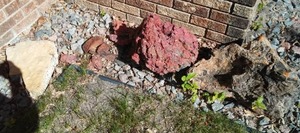 lot 152F image: Cabin Tear-down Large Landscaping Rocks (3 plus smalls).