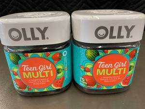lot 6 image: 2 Jars of Olly Teen Girl Multi Gummies Vitamins