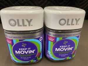 lot 18 image: Olly Keep It Movin Digestive Support Gummies - Dual Pack