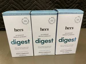 lot 22 image: hers Digest Dietary Supplement for Women - 3 Packs