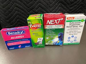 lot 43 image: Assortment of Allergy Relief Medications