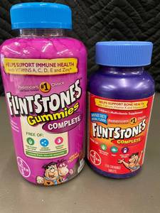 lot 57 image: Set of Flintstones Complete Gummies & Chewable Tablets