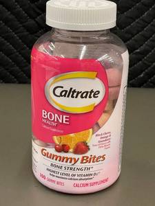 lot 64 image: Caltrate Bone Health Gummy Bites for Bone Strength - 100 Count