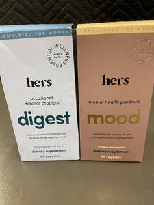 lot 69 image: Hers Digest and Mood Dietary Supplement Pack