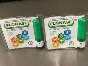 lot 71 image: Set of 2 Flonase Allergy Relief Nasal Sprays