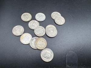 lot 65 image: 13 Silver Roosevelt Dimes