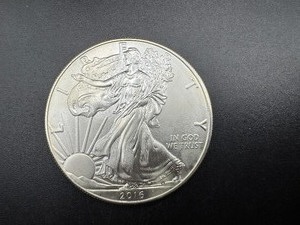 lot 75 image: 2016 American 1 Oz. Silver Eagle Coin