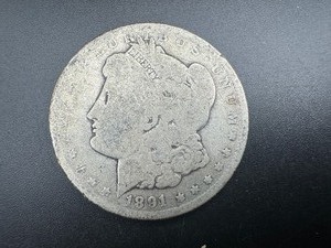 lot 16 image: 1891 Morgan Silver Dollar