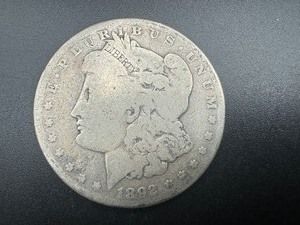 lot 18 image: Better Date 1892 Morgan Silver Dollar