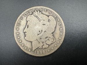 lot 23 image: Better Date 1898-S Morgan Silver Dollar