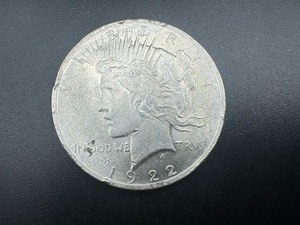lot 34 image: 1922 Peace Silver Dollar