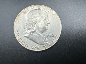 lot 59 image: 1962-D  Franklin Half Dollar