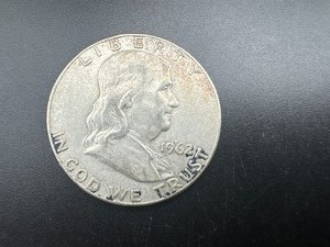 lot 60 image: 1962-D  Franklin Half Dollar