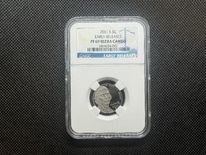 lot 92 image: 2011 S 5C Early Releases NGC PF 69 Ultra Cameo