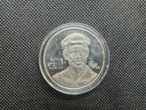 lot 95 image: Payne Stewart PGA HOF 1 oz Silver Round