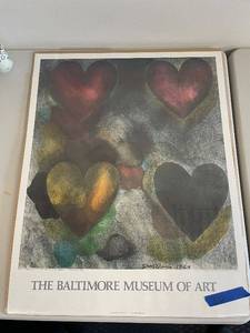 lot 3U image: Jim Dine 1969 Flo-Master Hearts Poster