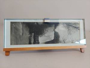 lot 53U image: Minnehaha Falls Photo in Wooden Desk Frame