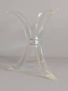 lot 58U image: Acrylic Lucite Table Base Display Stand