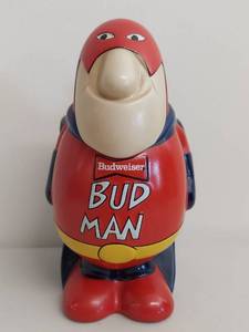 lot 12C image: Retro Budweiser Bud Man Ceramic Beer Stein
