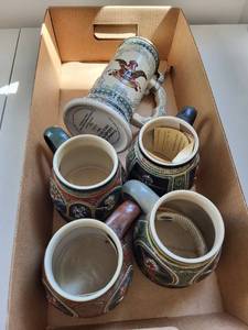 lot 75C image: Collection of 5 Anheuser-Busch Limited Edition Beer Steins