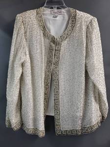 lot 21M image: Laurence Kazar New York XL Beaded Silk Evening Jacket